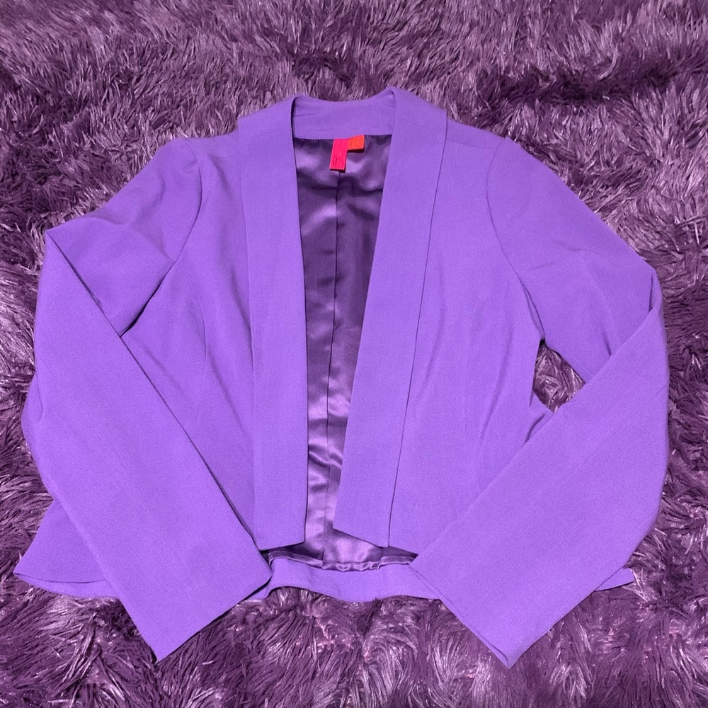 Purple blazer